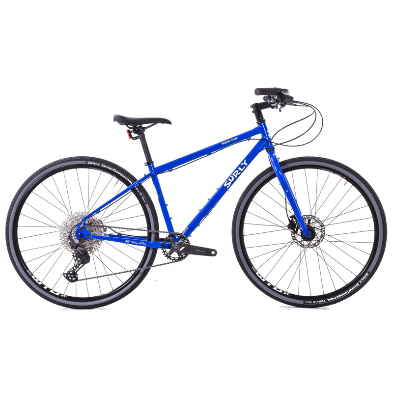 USED Surly Bridge Club 700C Steel Touring Bike Small Shimano Deore 1×11 speed Blue