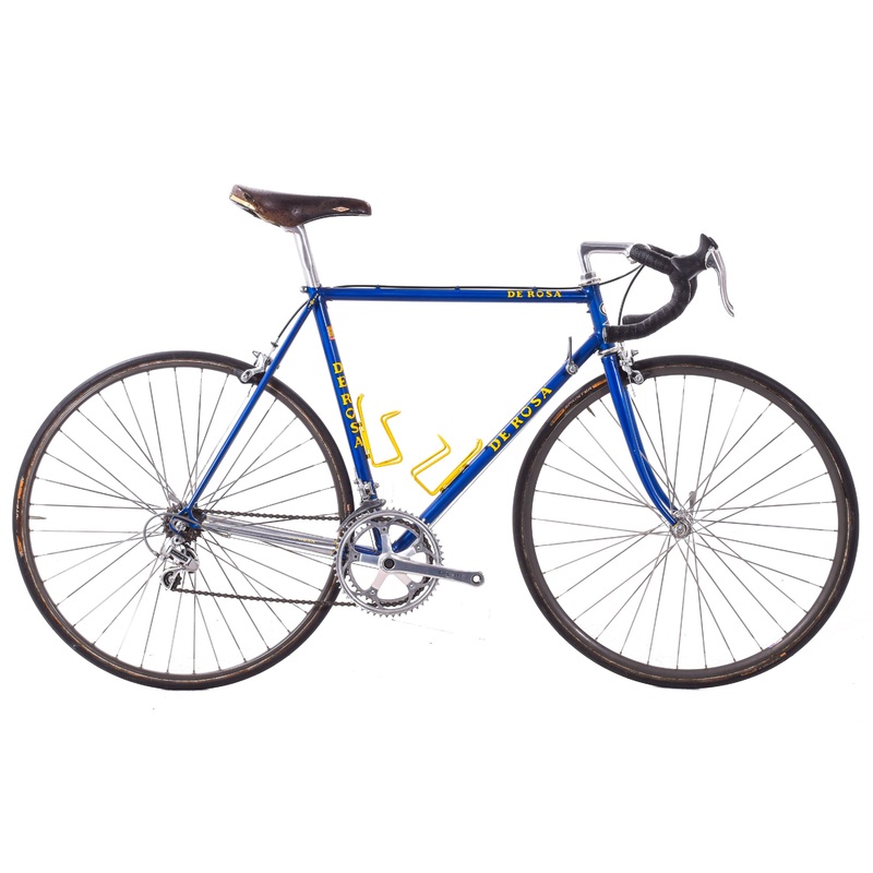 USED Vintage De Rosa Professional 55cm Columbus SL Lugged Steel Road Bike Shimano Dura-Ace 2×8 speed- AS IS