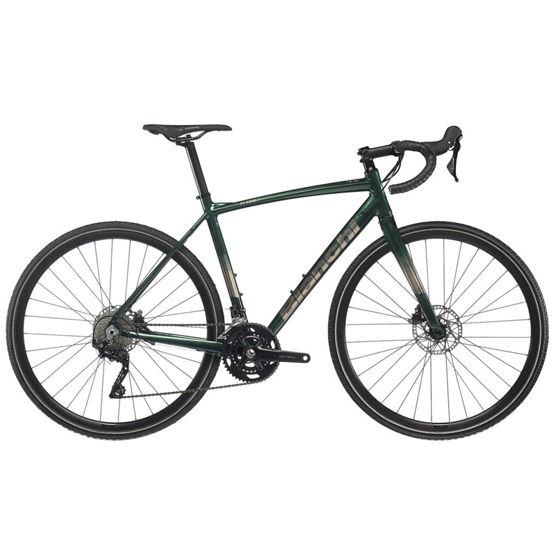 NEW Bianchi Via Nirone 7 AllRoad GRX 400 Gravel Bike Green Forest / Bronze Mirror Full Glossy 46cm