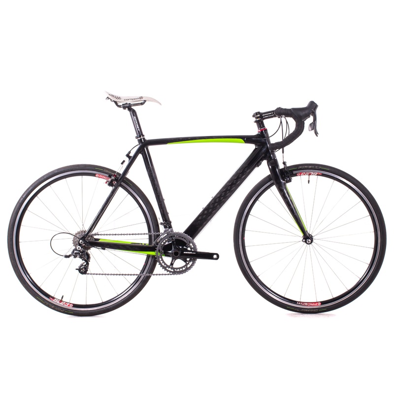 USED Cutter CX Carbon Cyclocross Commuter Bike 55cm SRAM Rival 2×10